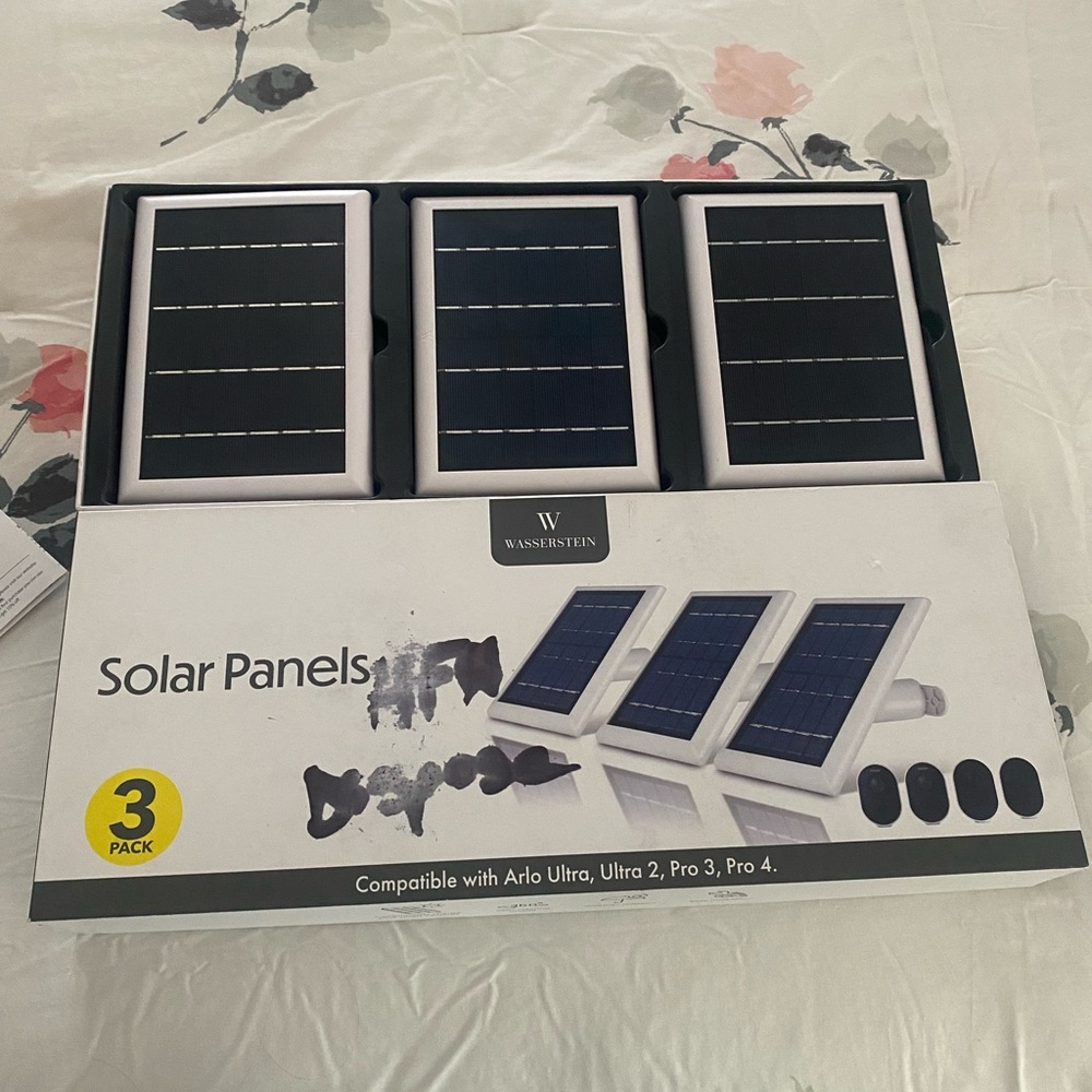 CAMERAS. SOLAR PANELS